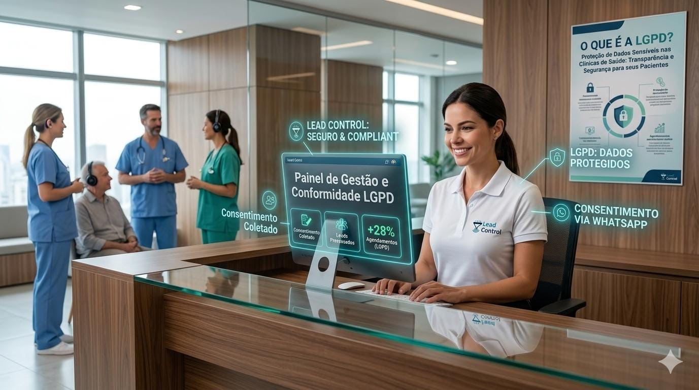 LGPD nas Clínicas de Saúde: Proteção de Dados para Construir Confiança e Melhorar a Gestão de Leads