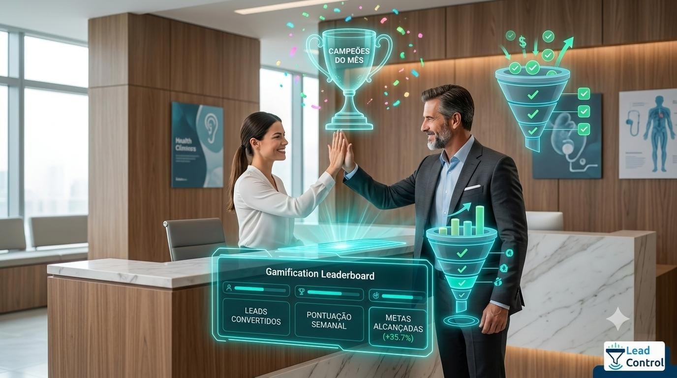 Gamificação na Gestão de Leads em Clínicas: Como Impulsionar Sua Equipe e Resultados