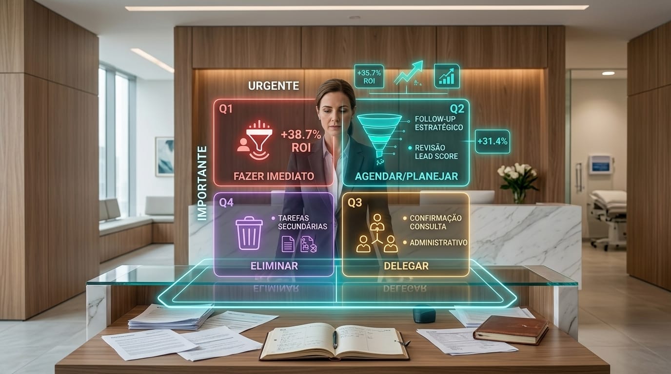 Matriz de Eisenhower: Otimize a Produtividade na Gestão de Leads da sua Clínica