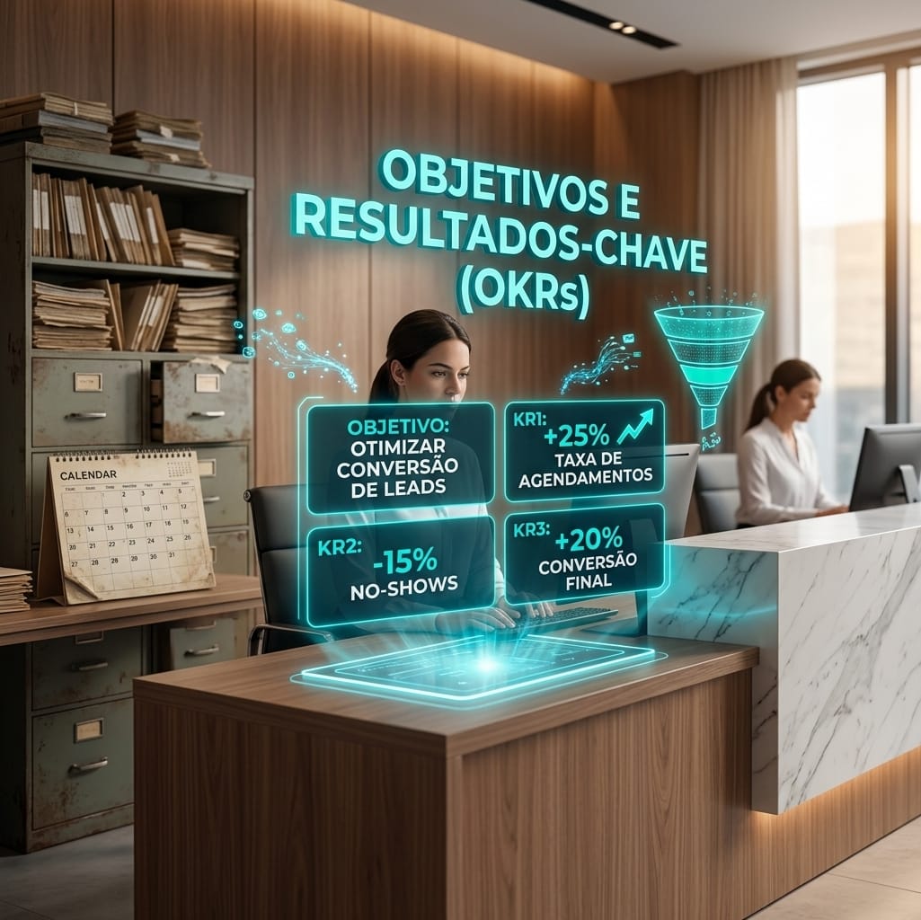Como Implementar OKRs para Agendamentos e Sucesso na Conversão de Pacientes em Clínicas de Saúde